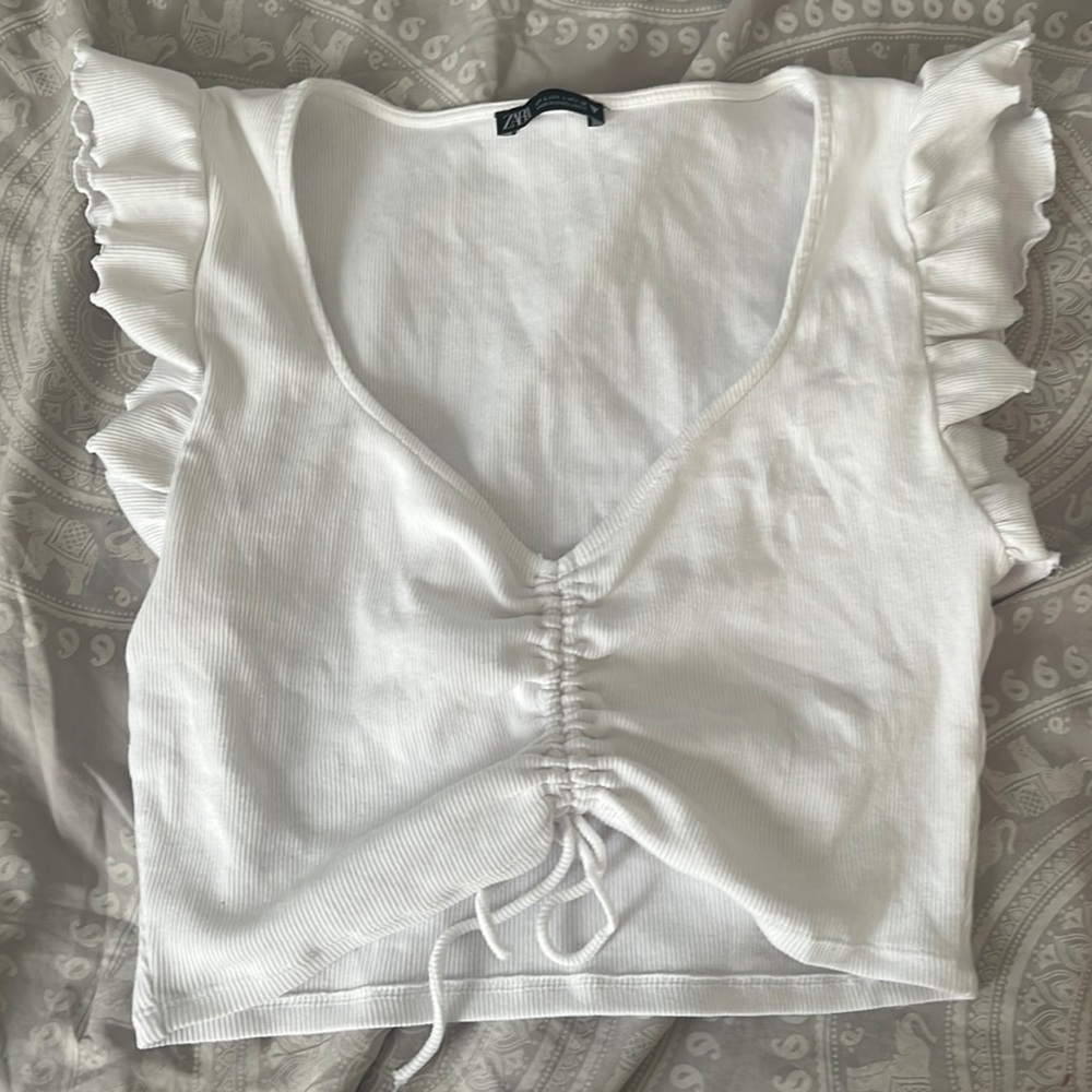 Zara Ruffle sleve top